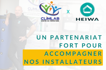 Heiwa et Climlab, un partenariat fort pour une formation optimale des installateurs